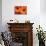 Orange Gerbera Daisies-Erin Berzel-Photographic Print displayed on a wall