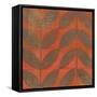 Orange Gold Leaves-Kathrine Lovell-Framed Stretched Canvas