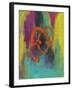 Orange Graffiti II-Joyce Combs-Framed Art Print