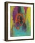 Orange Graffiti II-Joyce Combs-Framed Art Print