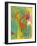 Orange Graffiti IV-Joyce Combs-Framed Art Print