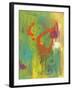 Orange Graffiti IV-Joyce Combs-Framed Art Print