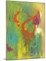 Orange Graffiti IV-Joyce Combs-Mounted Art Print