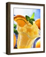 Orange Granita-null-Framed Photographic Print