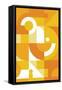 Orange Graphics-Incado-Framed Stretched Canvas