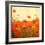 Orange Happiness-Dawn D^ Hanna-Framed Photographic Print