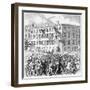 Orange Head-Quarters, Corner Twenty-Ninth Street and Eighth Avenue Newspaper Illustration of Riot-null-Framed Giclee Print