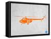 Orange Helicopter-NaxArt-Framed Stretched Canvas