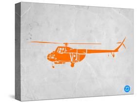 Orange Helicopter-NaxArt-Stretched Canvas