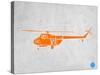Orange Helicopter-NaxArt-Stretched Canvas
