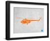 Orange Helicopter-NaxArt-Framed Art Print