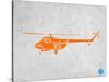 Orange Helicopter-NaxArt-Stretched Canvas