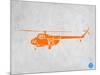 Orange Helicopter-NaxArt-Mounted Art Print