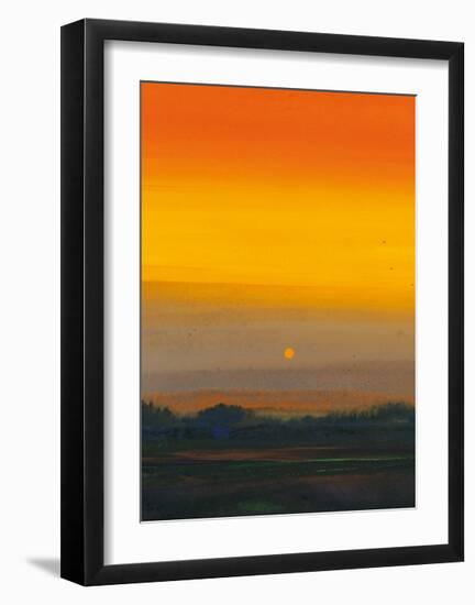 Orange Horizon-Paul Evans-Framed Giclee Print