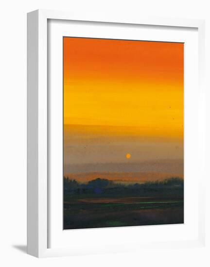 Orange Horizon-Paul Evans-Framed Giclee Print