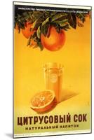 Orange Juice - Natural-null-Mounted Art Print