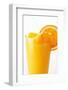 Orange Juice Splashing Out of Glass-Foodcollection-Framed Photographic Print