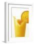 Orange Juice Splashing Out of Glass-Foodcollection-Framed Photographic Print