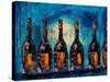 Orange Label-Jodi Monahan-Stretched Canvas