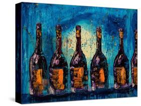 Orange Label-Jodi Monahan-Stretched Canvas