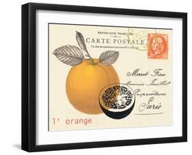 Orange Letter-Z Studio-Framed Art Print