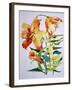 Orange Lilies 1,1985-Joan Thewsey-Framed Giclee Print