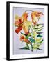 Orange Lilies 1,1985-Joan Thewsey-Framed Giclee Print