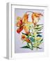 Orange Lilies 1,1985-Joan Thewsey-Framed Giclee Print