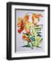 Orange Lilies 1,1985-Joan Thewsey-Framed Giclee Print