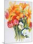Orange Lilies,Gardenias and Carnations 2006-Joan Thewsey-Mounted Premium Giclee Print