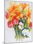 Orange Lilies,Gardenias and Carnations 2006-Joan Thewsey-Mounted Giclee Print