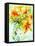 Orange Lilies in a Japanese Vase, 2000-Joan Thewsey-Framed Stretched Canvas