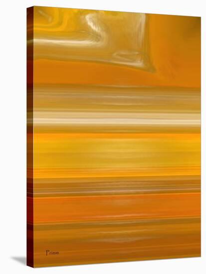 Orange Line-Kenny Primmer-Stretched Canvas