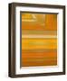 Orange Line-Kenny Primmer-Framed Art Print