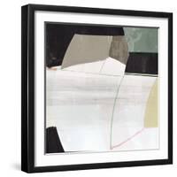 Orange Lines II-null-Framed Art Print