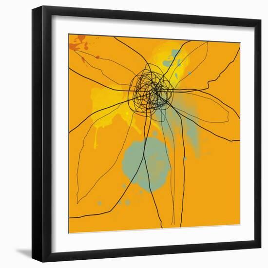 Orange Lite 2-Jan Weiss-Framed Art Print