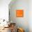 Orange Map of Rio De Janeiro-NaxArt-Art Print displayed on a wall