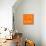 Orange Map of San Francisco-NaxArt-Stretched Canvas displayed on a wall