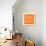 Orange Map of Sao Paulo-NaxArt-Premium Giclee Print displayed on a wall