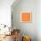 Orange Map of Sao Paulo-NaxArt-Mounted Premium Giclee Print displayed on a wall