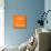 Orange Map of Stockholm-NaxArt-Art Print displayed on a wall