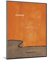 Orange Martini-Mark Pulliam-Mounted Giclee Print