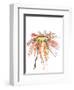 Orange Modern Botanical-Jan Weiss-Framed Art Print