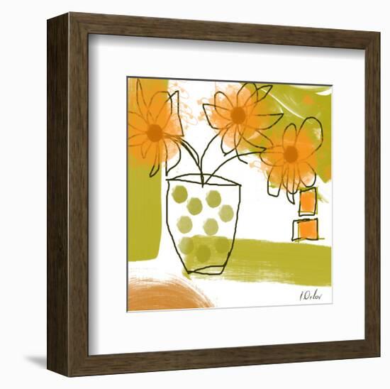 Orange Mood I-Irena Orlov-Framed Art Print