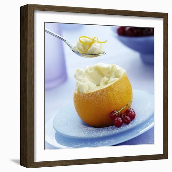 Orange Mousse in Orange Skin-Frank Wieder-Framed Photographic Print