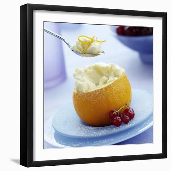 Orange Mousse in Orange Skin-Frank Wieder-Framed Photographic Print