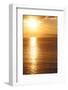 Orange Mystic Sunset of Sea of Japan-tupikov-Framed Photographic Print