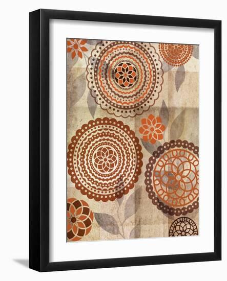 Orange Oragomie-Kristin Emery-Framed Art Print