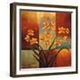 Orange Orchid-Jill Deveraux-Framed Art Print