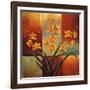 Orange Orchid-Jill Deveraux-Framed Art Print